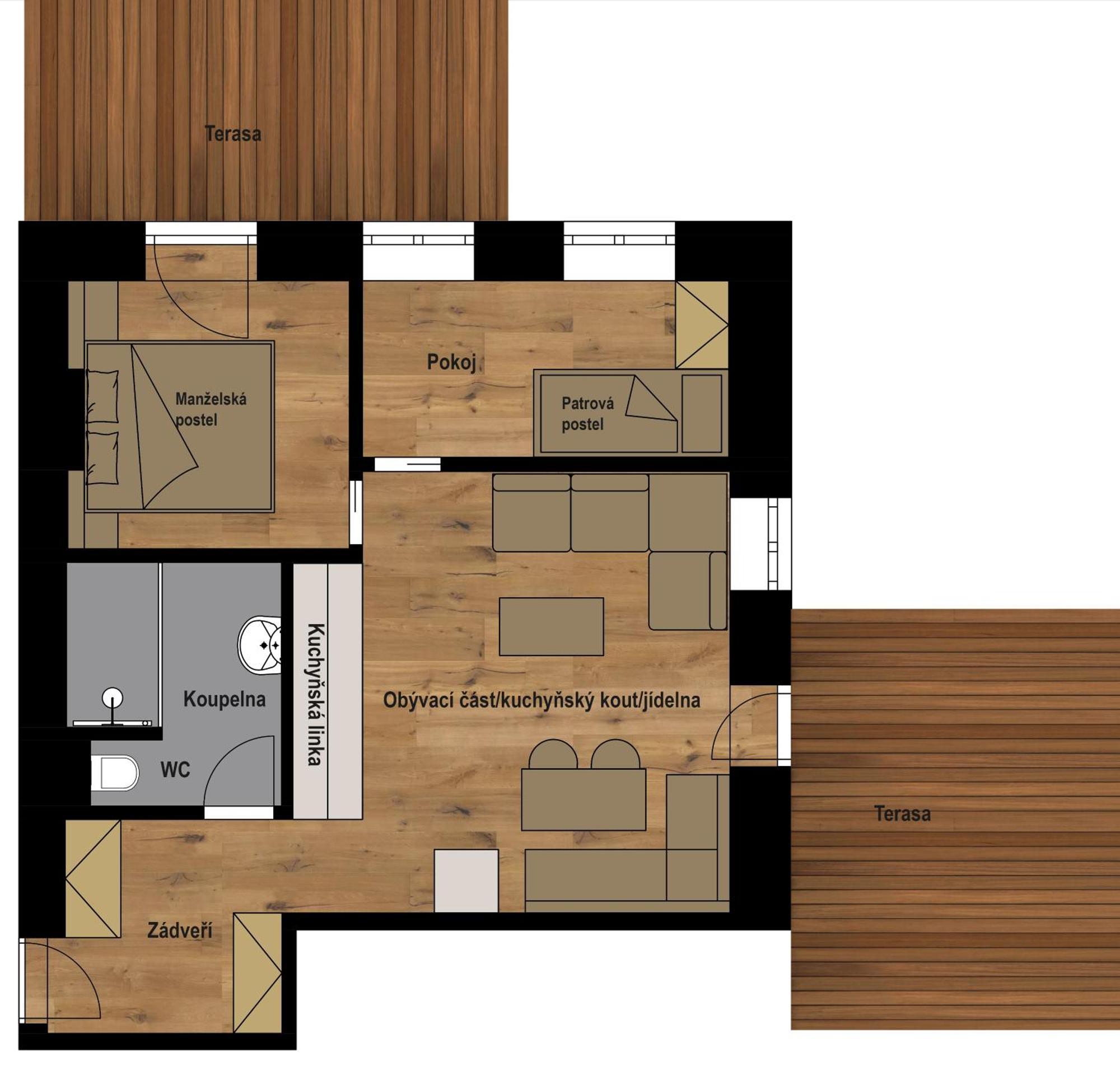 Apartmany Barth Holiday - Rezidence Maj بيتس بود سنيزكو الغرفة الصورة